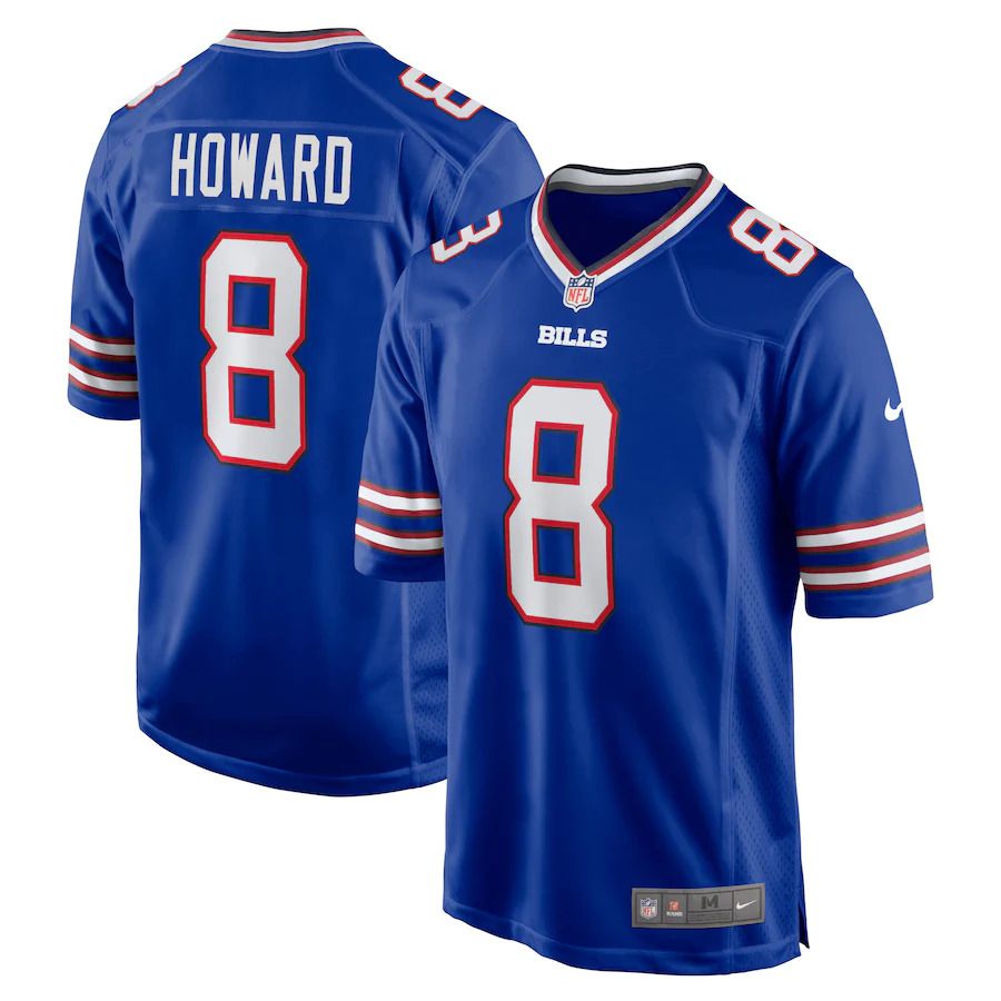 Men Buffalo Bills #8 O.J. Howard Nike Royal Player Game NFL Jersey